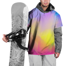 Накидка на куртку 3D с принтом Красочный неон в Курске, 100% полиэстер |  | детство | летнее настроение | лето | сочные краски | яркие цвета