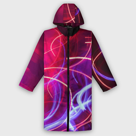Дождевик унисекс 3D с принтом Неоновые огни  Абстракция в Ухте,  |  | abstraction | color | lights | neon | абстракция | неон | огни | цвет