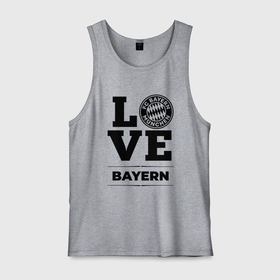 Мужская майка хлопок с принтом Bayern Love Классика в Екатеринбурге, 100% хлопок |  | bayern | club | football | logo | love | munchen | баерн | клуб | лого | мюнхен | мяч | символ | спорт | футбол | футболист | футболисты | футбольный