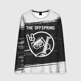 Мужской лонгслив 3D с принтом The Offspring   КОТ   Краска в Курске, 100% полиэстер | длинные рукава, круглый вырез горловины, полуприлегающий силуэт | band | metal | offspring | rock | the | the offspring | группа | кот | краска | оффспринг | рок