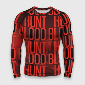 Мужской рашгард 3D с принтом BLOOD HUNT 2022 в Санкт-Петербурге,  |  | Тематика изображения на принте: blood hunt | game | hunter | tdr | vampire