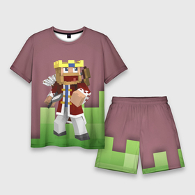Мужской костюм с шортами 3D с принтом Minecraft  Hero  Video game в Курске,  |  | Тематика изображения на принте: hero | minecraft | sword | video game | видеоигра | герой | майнкрафт | меч