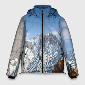 Мужская зимняя куртка 3D с принтом Minecraft   Mountains   Video game в Петрозаводске, верх — 100% полиэстер; подкладка — 100% полиэстер; утеплитель — 100% полиэстер | длина ниже бедра, свободный силуэт Оверсайз. Есть воротник-стойка, отстегивающийся капюшон и ветрозащитная планка. 

Боковые карманы с листочкой на кнопках и внутренний карман на молнии. | clouds | minecraft | mountains | sky | video game | видеоигра | горы | майнкрафт | небо | облака