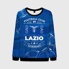 Мужской свитшот 3D с принтом Lazio FC 1 , 100% полиэстер с мягким внутренним слоем | круглый вырез горловины, мягкая резинка на манжетах и поясе, свободная посадка по фигуре | club | football | lazio | logo | клуб | краска | лацио | лого | мяч | символ | спорт | футбол | футболист | футболисты | футбольный