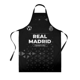Фартук 3D с принтом Real Madrid Форма Champions в Петрозаводске, 100% полиэстер | общий размер — 65 х 85 см, ширина нагрудника — 26 см, горловина — 53 см, длина завязок — 54 см, общий обхват в поясе — 173 см. Принт на завязках и на горловине наносится с двух сторон, на основной части фартука — только с внешней стороны | club | football | logo | madrid | real | real madrid | клуб | лого | мадрид | мяч | реал | символ | спорт | форма | футбол | футболист | футболисты | футбольный