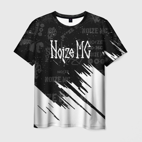 Мужская футболка 3D с принтом noize mc нойз мс. , 100% полиэфир | прямой крой, круглый вырез горловины, длина до линии бедер | hip hop | live | noize | noize mc | rap | rock | russia | выход в город | клип | концерт | новый альбом | нойз | нойз мс | официальный клип | рэп