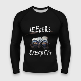 Мужской рашгард 3D с принтом Джиперс Криперс в шляпе ,  |  | Тематика изображения на принте: creepers | jeepers | джиперс | джиперс криперс | киногерой | криперс | ужасы