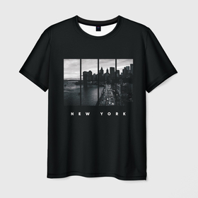 Мужская футболка 3D с принтом НЬЮ ЙОРК | NEW YORK в Петрозаводске, 100% полиэфир | прямой крой, круглый вырез горловины, длина до линии бедер | america | capital | city | collage | houses | lights | new york | night | skyscrapers | streets | tourism | usa | америка | город | дома | коллаж | ночь | нью йорк | нью йорка | огни | столица | сша | туризм | улицы