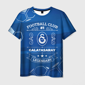 Мужская футболка 3D с принтом Galatasaray FC 1 в Екатеринбурге, 100% полиэфир | прямой крой, круглый вырез горловины, длина до линии бедер | club | football | galatasaray | logo | галатасарай | клуб | лого | мяч | символ | спорт | футбол | футболист | футболисты | футбольный