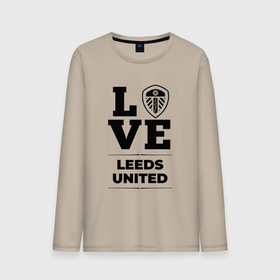 Мужской лонгслив хлопок с принтом Leeds United Love Классика , 100% хлопок |  | club | football | leeds | leeds united | logo | love | united | клуб | лидс | лого | мяч | символ | спорт | футбол | футболист | футболисты | футбольный | юнайтед