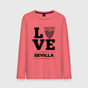 Мужской лонгслив хлопок с принтом Sevilla Love Классика в Белгороде, 100% хлопок |  | Тематика изображения на принте: club | football | logo | love | sevilla | клуб | лого | мяч | севилья | символ | спорт | футбол | футболист | футболисты | футбольный
