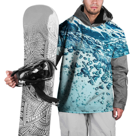 Накидка на куртку 3D с принтом Wave   Pacific ocean , 100% полиэстер |  | Тематика изображения на принте: bubbles | ocean | sea | water | wave | вода | волна | море | океан | пузырьки