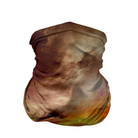 Бандана-труба 3D с принтом Красочная пасмурность в Новосибирске, 100% полиэстер, ткань с особыми свойствами — Activecool | плотность 150‒180 г/м2; хорошо тянется, но сохраняет форму | colours | абстракция | краски | облака | пасмурно | цвета