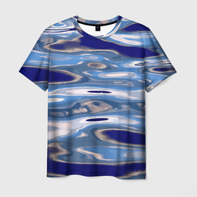 Мужская футболка 3D с принтом Волна   Тихий океан в Петрозаводске, 100% полиэфир | прямой крой, круглый вырез горловины, длина до линии бедер | Тематика изображения на принте: lake | ocean | sea | water | wave | вода | волна | море | озеро | океан