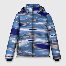 Мужская зимняя куртка 3D с принтом Волна   Тихий океан в Санкт-Петербурге, верх — 100% полиэстер; подкладка — 100% полиэстер; утеплитель — 100% полиэстер | длина ниже бедра, свободный силуэт Оверсайз. Есть воротник-стойка, отстегивающийся капюшон и ветрозащитная планка. 

Боковые карманы с листочкой на кнопках и внутренний карман на молнии. | lake | ocean | sea | water | wave | вода | волна | море | озеро | океан