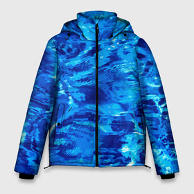 Мужская зимняя куртка 3D с принтом Vanguard abstraction   Water в Петрозаводске, верх — 100% полиэстер; подкладка — 100% полиэстер; утеплитель — 100% полиэстер | длина ниже бедра, свободный силуэт Оверсайз. Есть воротник-стойка, отстегивающийся капюшон и ветрозащитная планка. 

Боковые карманы с листочкой на кнопках и внутренний карман на молнии. | abstraction | pattern | vanguard | water | абстракция | авангард | вода | узор