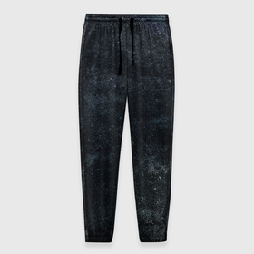 Мужские брюки 3D с принтом Темная текстура в Тюмени, 100% полиэстер | манжеты по низу, эластичный пояс регулируется шнурком, по бокам два кармана без застежек, внутренняя часть кармана из мелкой сетки | потертость | ржавчина | текстура | темная | черная