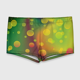 Мужские купальные плавки 3D с принтом Кружочки на разноцветном фоне , Полиэстер 85%, Спандекс 15% |  | абстракция | желтый | зеленый | красный | круги | кружки | кружочки | оранжевый