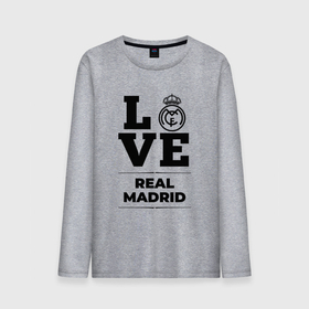 Мужской лонгслив хлопок с принтом Real Madrid Love Классика в Белгороде, 100% хлопок |  | club | football | logo | love | madrid | real | real madrid | клуб | лого | мадрид | мяч | реал | символ | спорт | футбол | футболист | футболисты | футбольный
