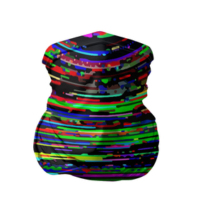 Бандана-труба 3D с принтом Абстракция   Неон   Авангард в Белгороде, 100% полиэстер, ткань с особыми свойствами — Activecool | плотность 150‒180 г/м2; хорошо тянется, но сохраняет форму | abstracyion | color | neon | vanguard | абстракция | авангард | неон | цвет