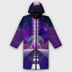 Дождевик унисекс 3D с принтом Vaporwave  Neon  Space в городе Новоалтайск,  |  | cosmos | neon | space | stars | vaporwave | звёзда | космодром | космос | неон