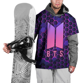 Накидка на куртку 3D с принтом BTS СОТЫ в Кировске, 100% полиэстер |  | bts | k pop | бойбенд | бтс | группа | к поп | корейская группа | логотип | музыка