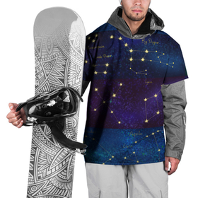 Накидка на куртку 3D с принтом Самые известные созвездия Северного полушария летом , 100% полиэстер |  | constellations | galaxy | stars | вселенная | звезды | небо | ночное | полушарие | северное | созвездия