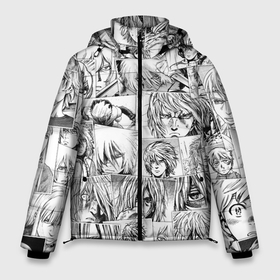 Мужская зимняя куртка 3D с принтом Сага о Винланде pattern в Екатеринбурге, верх — 100% полиэстер; подкладка — 100% полиэстер; утеплитель — 100% полиэстер | длина ниже бедра, свободный силуэт Оверсайз. Есть воротник-стойка, отстегивающийся капюшон и ветрозащитная планка. 

Боковые карманы с листочкой на кнопках и внутренний карман на молнии. | Тематика изображения на принте: anime | thorfinn | vinland saga | аниме | анимэ | сага о винланде | торфинн