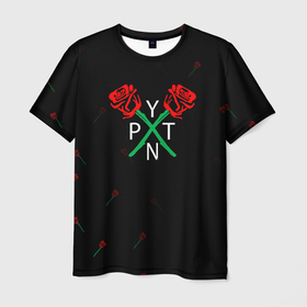 Мужская футболка 3D с принтом ТИКТОКЕР   PAYTON MOORMEIE   ROSE в Тюмени, 100% полиэфир | прямой крой, круглый вырез горловины, длина до линии бедер | payton | payton moormeie | pytn | rose | блогер | знаменитость | пейтон | пейтон моормиер | тиктоенр