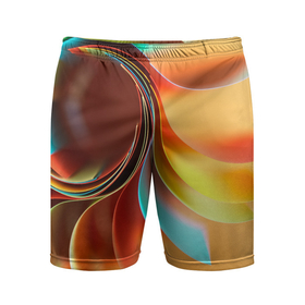 Мужские шорты спортивные с принтом Солнце из бумаги в Тюмени,  |  | Тематика изображения на принте: бумага | радуга | солнце | солнышко | цвета