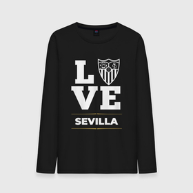 Мужской лонгслив хлопок с принтом Sevilla Love Classic в Белгороде, 100% хлопок |  | club | football | logo | love | sevilla | клуб | лого | мяч | севилья | символ | спорт | футбол | футболист | футболисты | футбольный