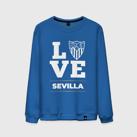 Мужской свитшот хлопок с принтом Sevilla Love Classic в Белгороде, 100% хлопок |  | Тематика изображения на принте: club | football | logo | love | sevilla | клуб | лого | мяч | севилья | символ | спорт | футбол | футболист | футболисты | футбольный
