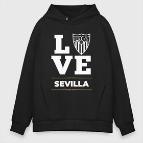 Мужское худи Oversize хлопок с принтом Sevilla Love Classic в Белгороде, френч-терри — 70% хлопок, 30% полиэстер. Мягкий теплый начес внутри —100% хлопок | боковые карманы, эластичные манжеты и нижняя кромка, капюшон на магнитной кнопке | Тематика изображения на принте: club | football | logo | love | sevilla | клуб | лого | мяч | севилья | символ | спорт | футбол | футболист | футболисты | футбольный