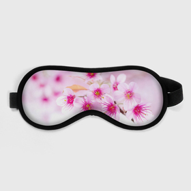 Маска для сна 3D с принтом Цвет сакуры , внешний слой — 100% полиэфир, внутренний слой — 100% хлопок, между ними — поролон |  | вишня | сакура | тветочки | цвет | цветок | японская