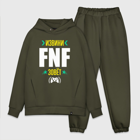 Мужской костюм хлопок OVERSIZE с принтом Извини FNF Зовет ,  |  | Тематика изображения на принте: fnf | friday | funkin | logo | night | игра | игры | извини | лого | логотип | найт | символ | фанкин | фрайдей