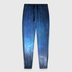 Мужские брюки 3D с принтом Манящий космос в Санкт-Петербурге, 100% полиэстер | манжеты по низу, эластичный пояс регулируется шнурком, по бокам два кармана без застежек, внутренняя часть кармана из мелкой сетки | вселенная | галактика | завораживающий | космос | темный
