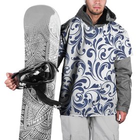 Накидка на куртку 3D с принтом Гжелевый рисунок в Тюмени, 100% полиэстер |  | Тематика изображения на принте: арт | вектор | гжель | народный рисунок | рисунок | синий | синий рисунок | хохлома | цветок | цветы
