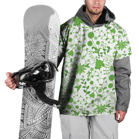 Накидка на куртку 3D с принтом Зелёное поле в Кировске, 100% полиэстер |  | арт | вектор | зелёный | зелёный рисунок | одуванчик | одуванчики | поле | рисунок