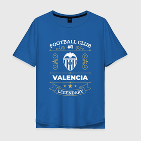 Мужская футболка хлопок Oversize с принтом Valencia   FC 1 в Белгороде, 100% хлопок | свободный крой, круглый ворот, “спинка” длиннее передней части | club | football | logo | valencia | валенсия | клуб | лого | мяч | символ | спорт | футбол | футболист | футболисты | футбольный