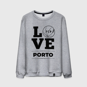 Мужской свитшот хлопок с принтом Porto Love Классика в Петрозаводске, 100% хлопок |  | club | football | logo | love | porto | клуб | лого | мяч | порто | символ | спорт | футбол | футболист | футболисты | футбольный