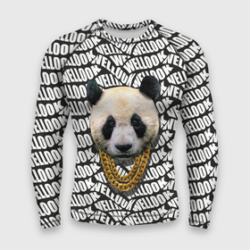 Мужской рашгард 3D с принтом Panda Look в Кировске,  |  | animal | panda | гигант | гигантская панда | голова живовтного