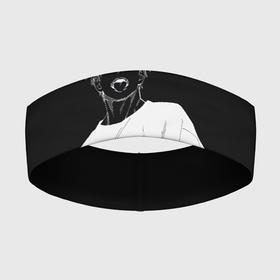 Повязка на голову 3D с принтом Сатору Годжо на стиле  МАГИЧЕСКАЯ БИТВА в Екатеринбурге,  |  | anime | gojo | jujutsu kaisen | manga | satoru | sukuna | аниме | годзе | итадори | магическая битва | манга | сатору | сукуна