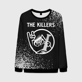 Мужской свитшот 3D с принтом The Killers   КОТ   Краска в Петрозаводске, 100% полиэстер с мягким внутренним слоем | круглый вырез горловины, мягкая резинка на манжетах и поясе, свободная посадка по фигуре | band | killers | metal | rock | the | the killers | группа | кот | краска | рок | спрей