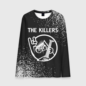 Мужской лонгслив 3D с принтом The Killers   КОТ   Краска в Петрозаводске, 100% полиэстер | длинные рукава, круглый вырез горловины, полуприлегающий силуэт | band | killers | metal | rock | the | the killers | группа | кот | краска | рок | спрей