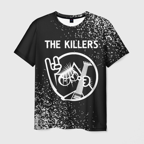 Мужская футболка 3D с принтом The Killers   КОТ   Краска в Тюмени, 100% полиэфир | прямой крой, круглый вырез горловины, длина до линии бедер | band | killers | metal | rock | the | the killers | группа | кот | краска | рок | спрей