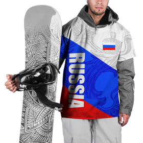 Накидка на куртку 3D с принтом RUSSIA   SPORTWEAR   ТРИКОЛОР в Белгороде, 100% полиэстер |  | z | zapobedy | zaпобеду | армия | де | за победу | запобеду | корреспонденция | обозначение | патриот | патриотизм | россия | рт | русские войска | спецоперация | телевидение