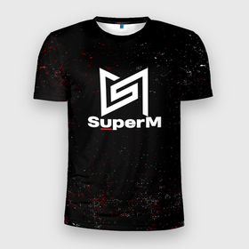 Мужская футболка 3D Slim с принтом superm | мелкие брызги красок в Курске, 100% полиэстер с улучшенными характеристиками | приталенный силуэт, круглая горловина, широкие плечи, сужается к линии бедра | baekhyun | exo | jopping | kai | kpop | lucas | mark | nct | shinee | super m | superm | taemin | taeyong | ten | wayv