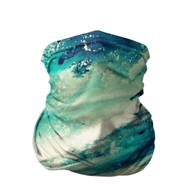 Бандана-труба 3D с принтом Лазурная волна в Тюмени, 100% полиэстер, ткань с особыми свойствами — Activecool | плотность 150‒180 г/м2; хорошо тянется, но сохраняет форму | ognivo | акварель | акварельный рисунок | большая волна | бушующий океан | волна | живопись | ильина ирина | море | огниво | океан | развлечения | рисунок акварелью | серфер | серфингист | спорт | хобби