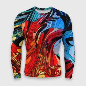 Мужской рашгард 3D с принтом Abstract color pattern  Fashion 2022 ,  |  | abstraction | color | fashion | pattern | абстракция | мода | узор | цвет