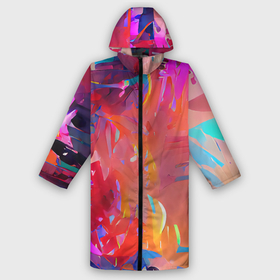 Дождевик унисекс 3D с принтом Сочные краски в Ханты-Майнсийске,  |  | abstraction | bright | brush | colors | paint | абстракция | выразительный | кисть | краски | красочный | насыщенный | фееричный | цвета | экспрессия | яркий